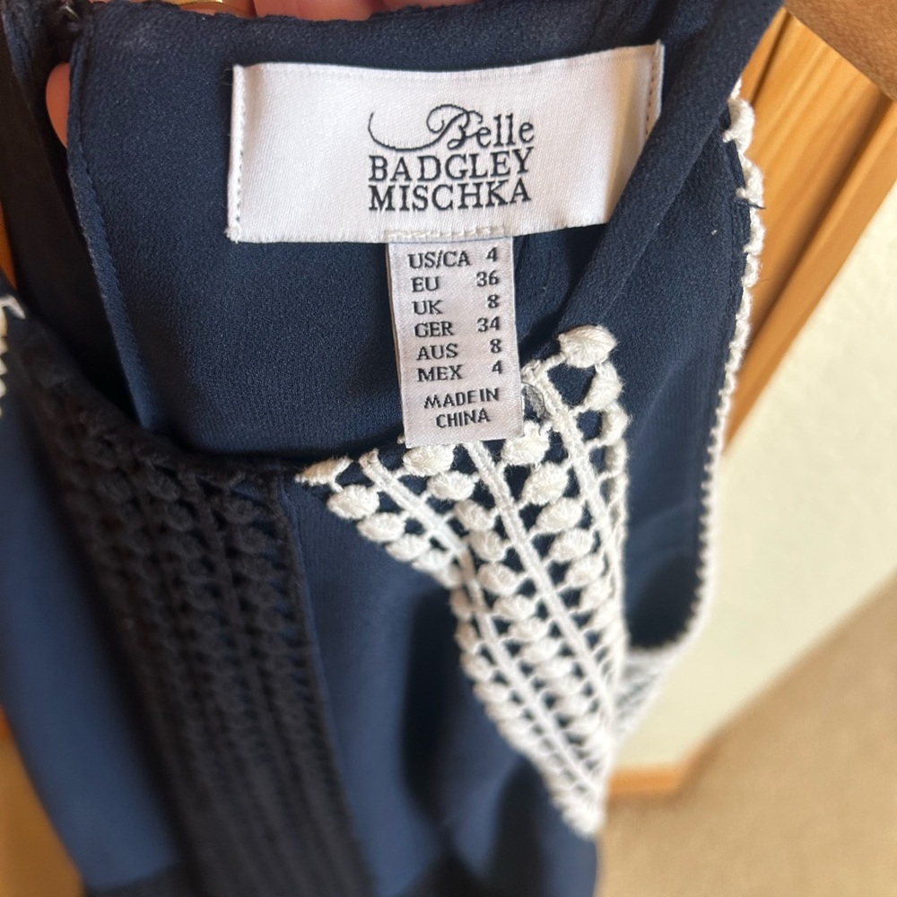 Badgley Mischa navy Maxi Dress